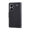 Redmi Note 13 Pro+ Leather Wallet Case with Crossbody Strap - Black - 3