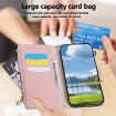 Redmi Note 13 Pro 5G Pink Leather Wallet Case with Crossbody Strap - 8