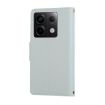 Redmi Note 13 Pro 5G Sky Blue Leather Wallet Case with Strap - 3