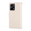 Redmi Note 12 Pro 5G Leather Wallet Case with Crossbody Strap - White - 3