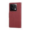Redmi Note 13 Pro 4G Leather Wallet Case with Crossbody Strap - Red - 3