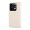 Redmi Note 13 Pro 4G Leather Wallet Case with Crossbody Strap - White - 3