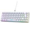 HXSJ V200 Russian Wired RGB Mechanical Keyboard, 68 Keys, 1.7m Cable, White - 2