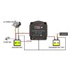 12V 140A Car Battery Isolation Controller with Voltmeter, IP68, 3m Set - 6