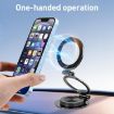 G222 Three-axis Folding MagSafe Car Phone Holder - Gun Metal - 4