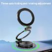 G222 Three-axis Folding MagSafe Car Phone Holder - Gun Metal - 8