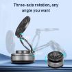 G511 Silver Three-axis Folding Magnetic Car Phone Holder - 4