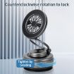 G511 Silver Three-axis Folding Magnetic Car Phone Holder - 5