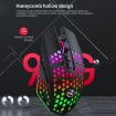 HXSJ T500 Hole Mouse - 2.4G Backlight Rechargeable Wireless (Black) - 8