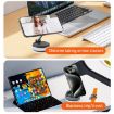 XZK103 Silver Folding Magnetic Car Phone Holder - Vacuum Adsorption - 7