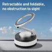 XZK104 2nd Gen Magnetic Folding Car Phone Holder - Silver A Type - 5