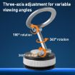 XZK104 2nd Gen Magnetic Folding Car Phone Holder - Silver A Type - 9