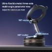 J33 White Magnetic Car Phone Holder with Vacuum Adsorption - 3