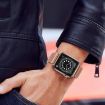 Apple Watch Band 38/40/41/S10 42mm Milanese Silver Metal Buckle Strap - 5