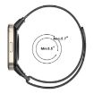 Redmi Watch 3 Milanese Magnetic Metal Mesh Band - Black - 6