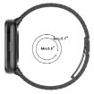 Redmi Watch 3 xDfind Stainless Steel Metal Band (Black) - Three-Bead - 5