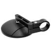 Adjustable Motorcycle Bicycle Handlebar Rearview Mirror Set - 2pcs Black - 5