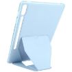 Samsung Galaxy Tab S10+/S9+ Sky Blue Magnetic Leather Tablet Case - 4