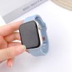 Leopard Silicone Watch Band Light Blue for Apple Watch 46/49/45/44mm - 2
