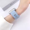 Leopard Silicone Watch Band Light Blue for Apple Watch 46/49/45/44mm - 3