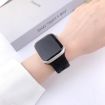 Leopard Silicone Watch Band for Apple Watch 42/41/40/38mm - Black Buckle - 3