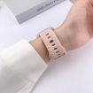 Leopard Silicone Watch Band for Apple Watch 42/41/40/38mm - Oxford Pink - 3