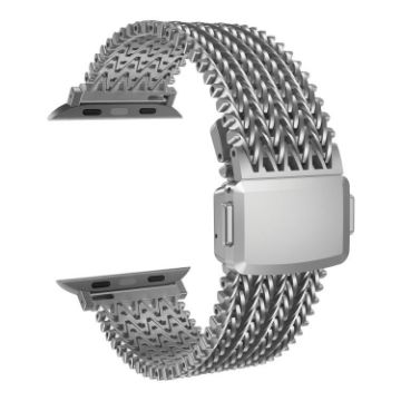 Apple Watch Mesh Magnetic Stainless Steel Band Grey 42/41/40/38mm - 1