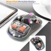HXSJ M333 Transparent Wireless Mouse - Three Modes, White - 7