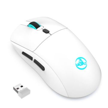 HXSJ T20 Rechargeable Wireless Mouse 2.4GHz - White - 1