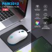 HXSJ T20 Rechargeable Wireless Mouse 2.4GHz - White - 8