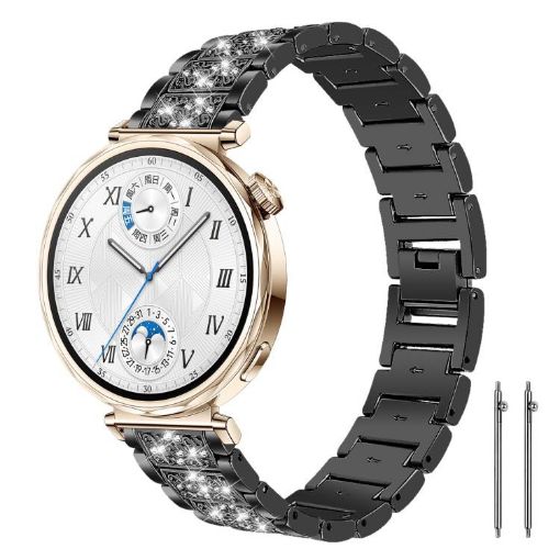 22mm Black Diamond Steel Band for Huawei Watch GT5/GT5 Pro/4/4 Pro - 1
