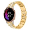 20mm Gold Diamond Jewelry Steel Watch Band for Garmin Venu 2/Sq2/Sq - 1