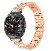 Samsung Galaxy Watch8 20mm Diamond Jewelry Steel Band Rose Gold - 1