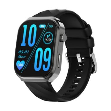 U13 2.2" IPS Curved Screen Smart Watch with BT Call - Black - 1