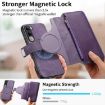 Vivo V40 Lite/V30e MagSafe RFID Anti-theft Leather Wallet Case Purple - 7
