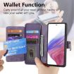 Vivo V40 Lite/V30e MagSafe RFID Anti-theft Leather Wallet Case Purple - 8