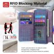 Vivo V40 Lite/V30e MagSafe RFID Anti-theft Leather Wallet Case Purple - 9