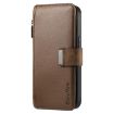 Vivo Y19s 4G Case: MagSafe RFID Zipper Wallet Leather (Brown) - 2