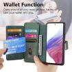 Vivo Y19s 4G Green Leather Case with MagSafe RFID Zipper Wallet - 8