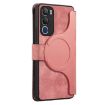 Vivo Y19s 4G Pink Leather Case: MagSafe RFID Zipper Wallet Anti-theft - 3