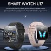 U17 1.85" Ultra-thin Curved Screen IP68 Sports Smart Watch Rose Gold - 5