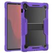 Samsung Galaxy Tab S10 FE+ Shockproof Silicone Hybrid Case Black Purple - 2