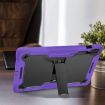 Samsung Galaxy Tab S10 FE+ Shockproof Silicone Hybrid Case Black Purple - 6