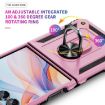 Samsung Galaxy Z Flip7 5G Shockproof Pink TPU + PC Case with Holder - 4