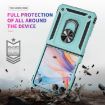 Samsung Galaxy Z Flip7 5G Shockproof TPU + PC Case with Holder - Dark Green - 6