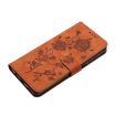 Samsung Galaxy S21 Ultra 5G Rose Flower Embossed Leather Case Brown - 6