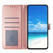 Samsung Galaxy S23 Ultra 5G Rose Gold Flower Embossed Leather Case - 4