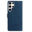 Samsung Galaxy S24 Ultra 5G Dark Blue Rose Embossed Leather Case - 3