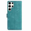 Samsung Galaxy S25 Ultra 5G Green Rose Embossed Leather Phone Case - 3
