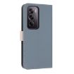 OPPO Reno12 Pro 5G Light Blue Leather Phone Case with Hand Strap - 3